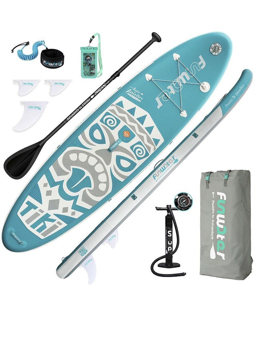 SUP борд FunWater SUPFW02A blue Tiki 320 см