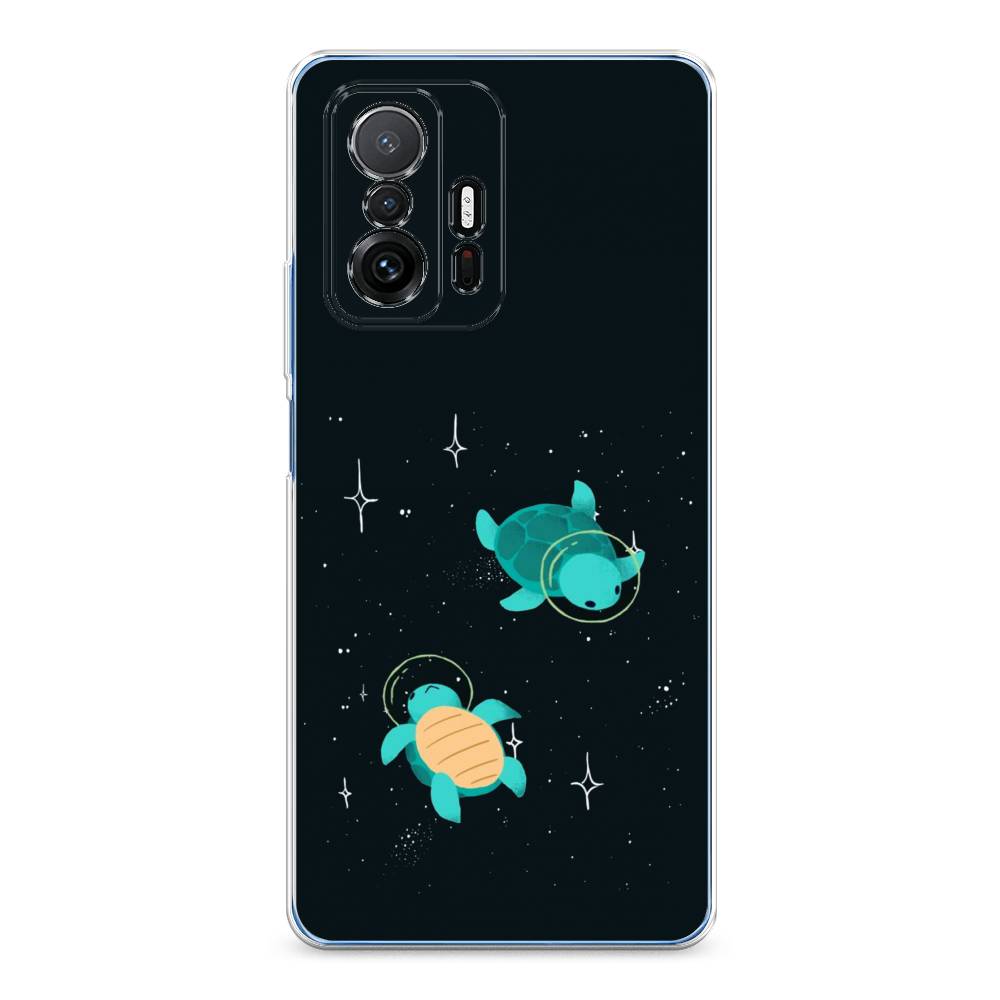 

Чехол Awog на Xiaomi Mi 11T/11T Pro "Черепашки космонавты", Разноцветный, 311250-4