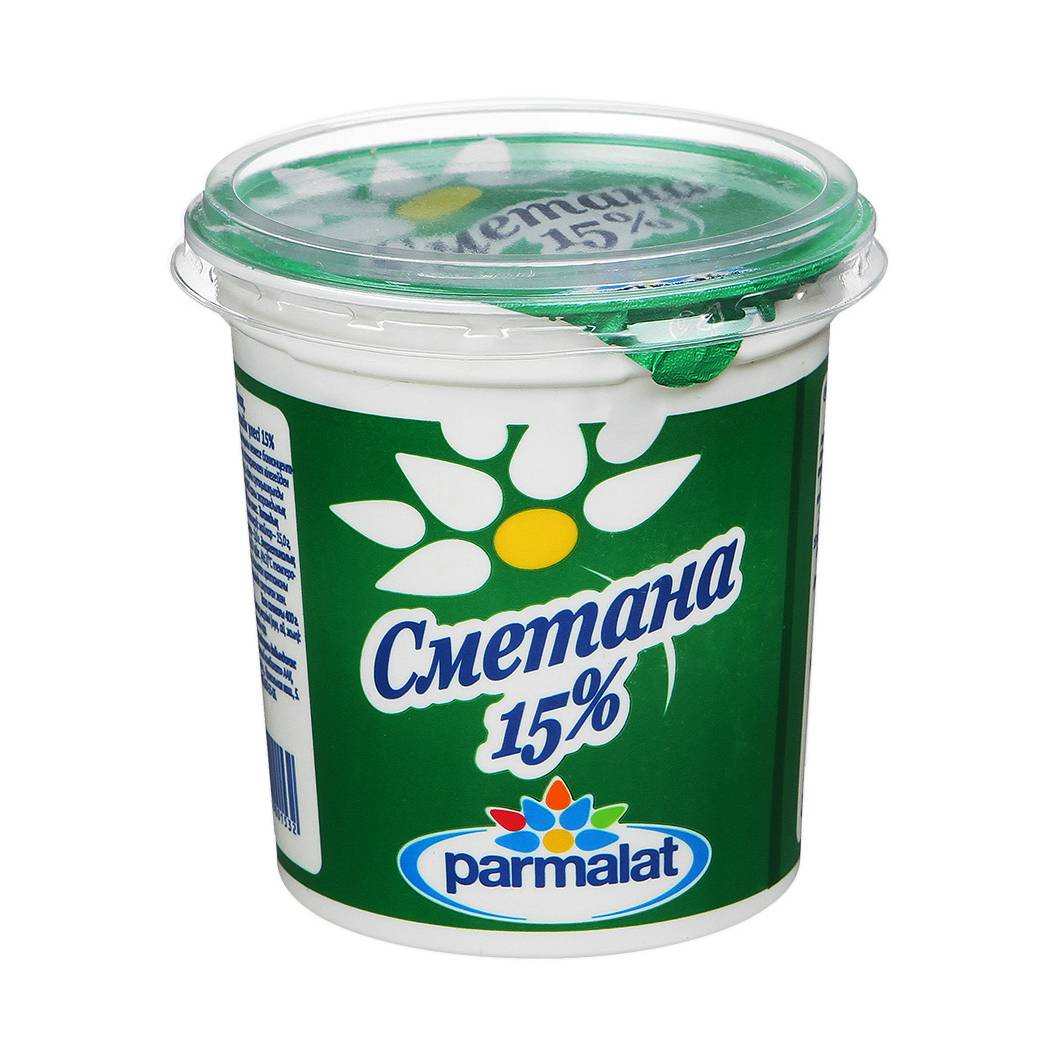 Сметана 15% Parmalat БЗМЖ 300 г