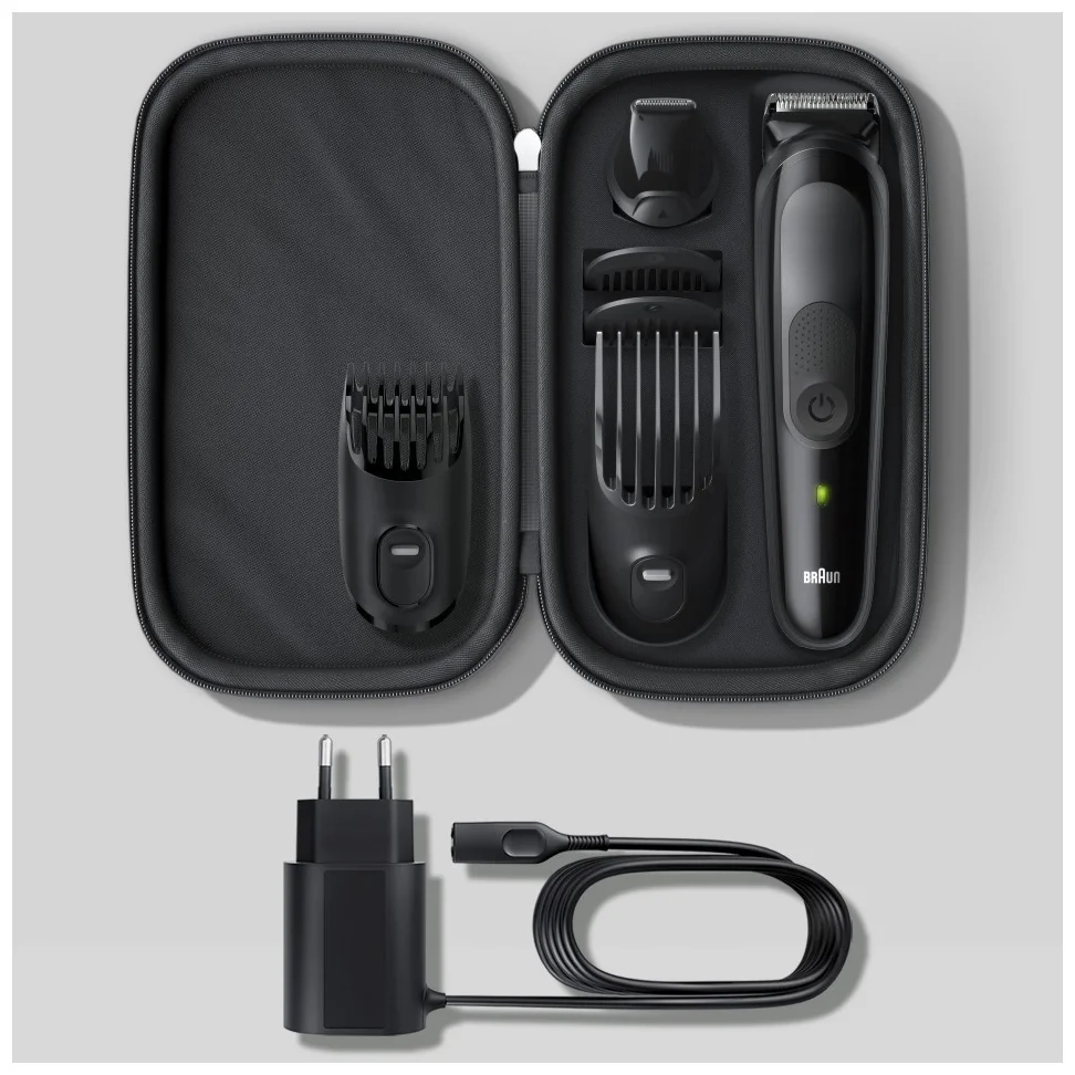 

Машинка для стрижки волос Braun MGK5 black, Черный, MGK5