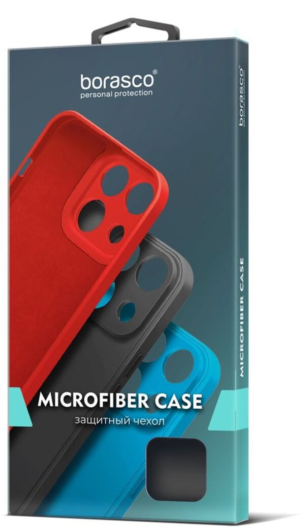 

Чехол BoraSCO Microfiber Case для Xiaomi Redmi Note 9t синий