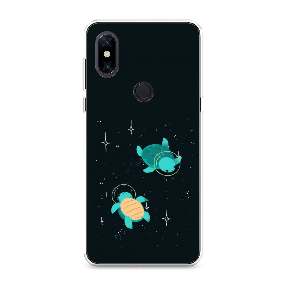 

Чехол Awog на Xiaomi Mi Mix 3 "Черепашки космонавты", Разноцветный, 34950-4