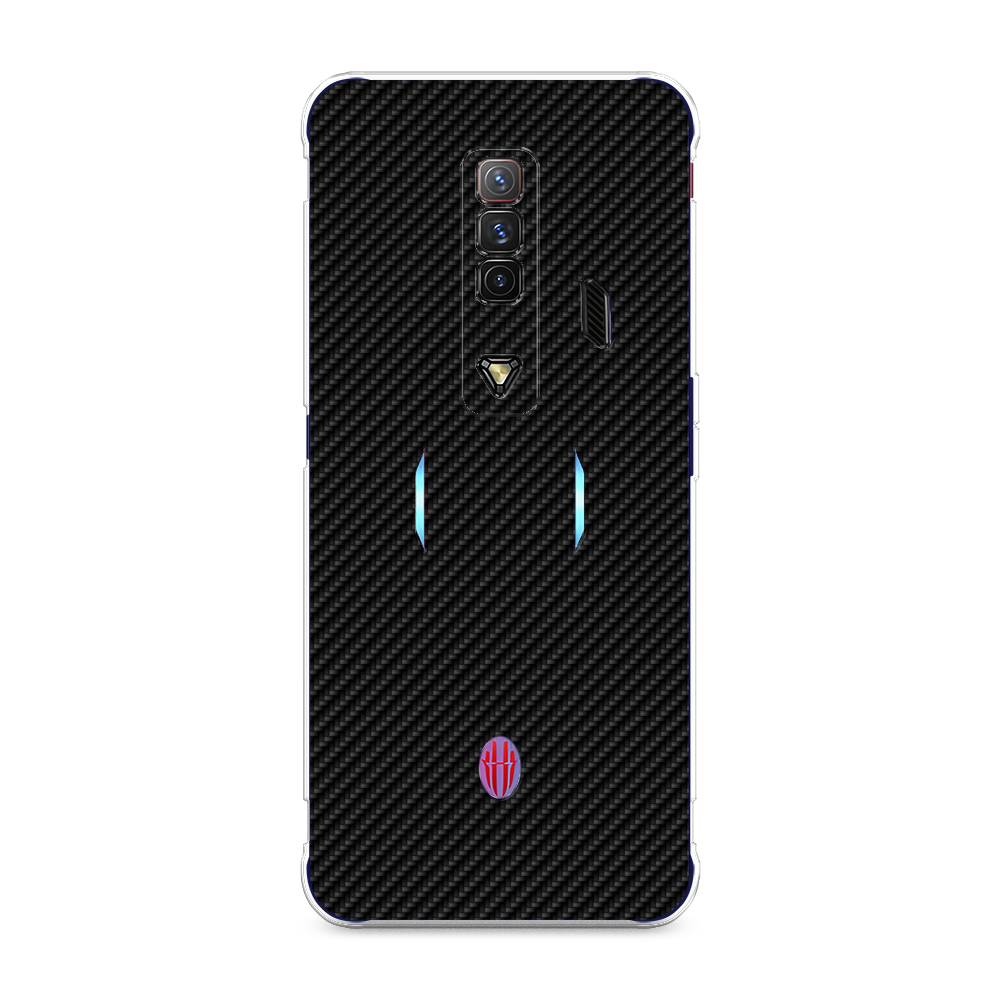 

Силиконовый чехол "Черный карбон" на ZTE Nubia Red Magic 7, 135950-3