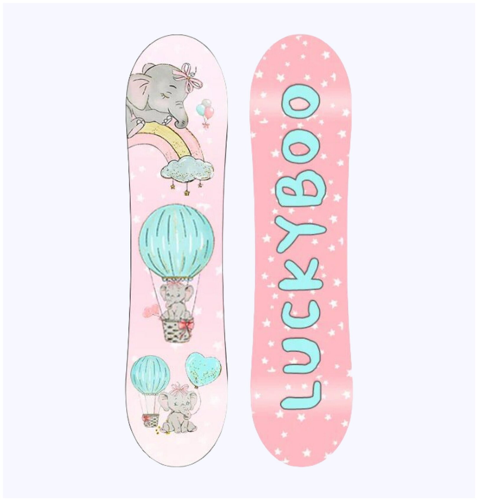 Сноуборд Luckyboo Pink розовый 80 см 2022-2023