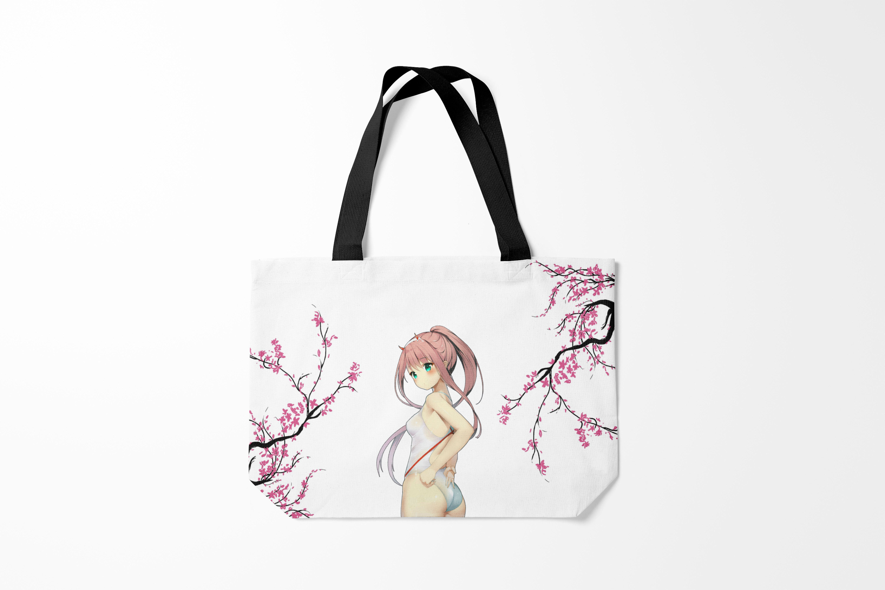 

Сумка шoппер унисекс Burnettie Darling sakura, белый, Darling sakura
