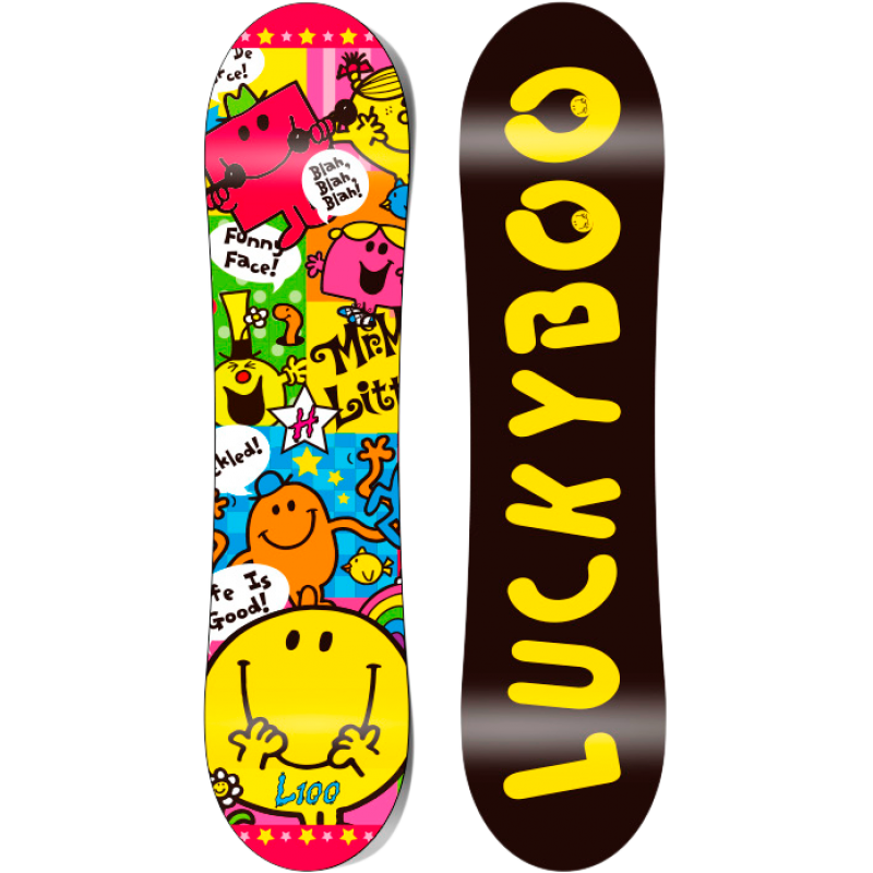 

Сноуборд Luckyboo Playground желтый 110 см 2022-2023, Playground