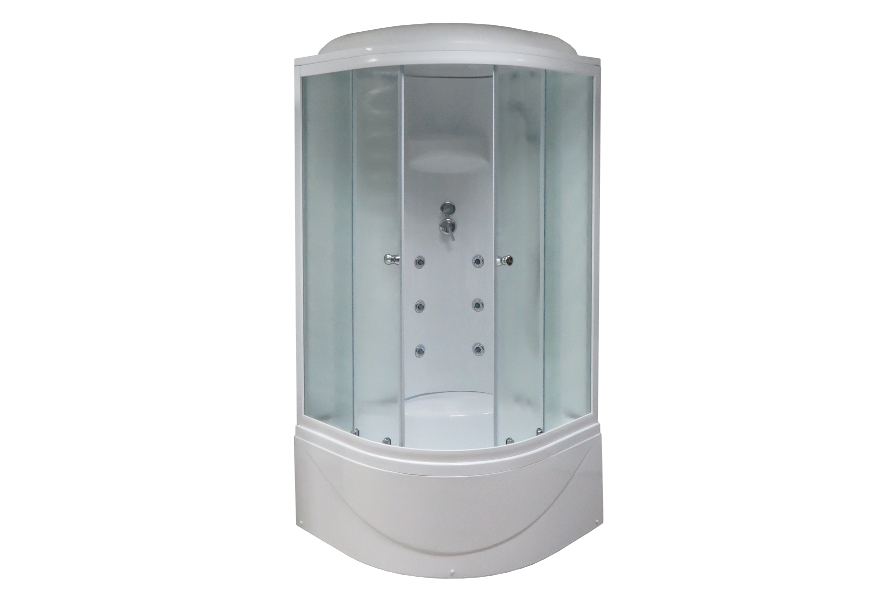 фото Душевая кабина royal bath rb 100bk3-wc (белое/матовое)