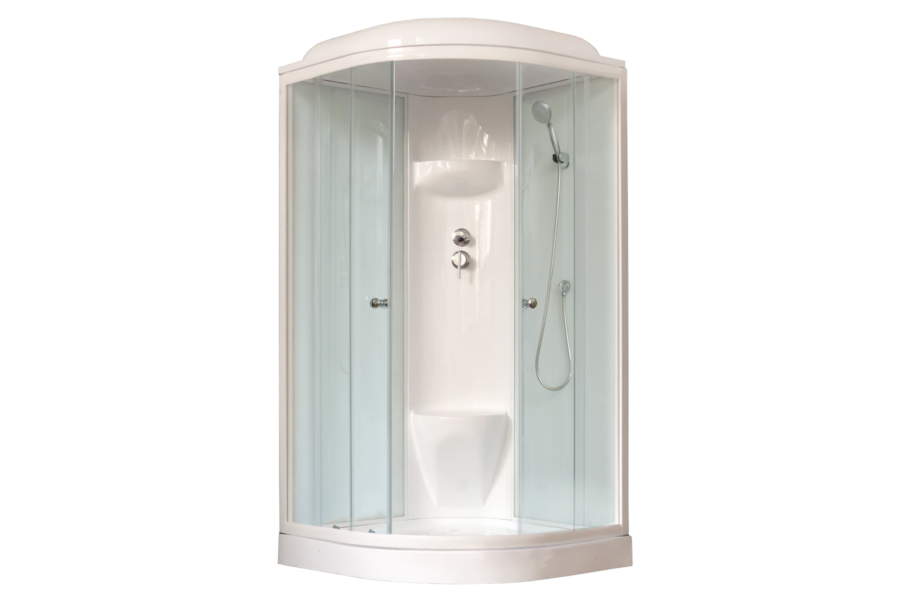 фото Душевая кабина royal bath rb 100hk6-wt (белое/прозрачное)