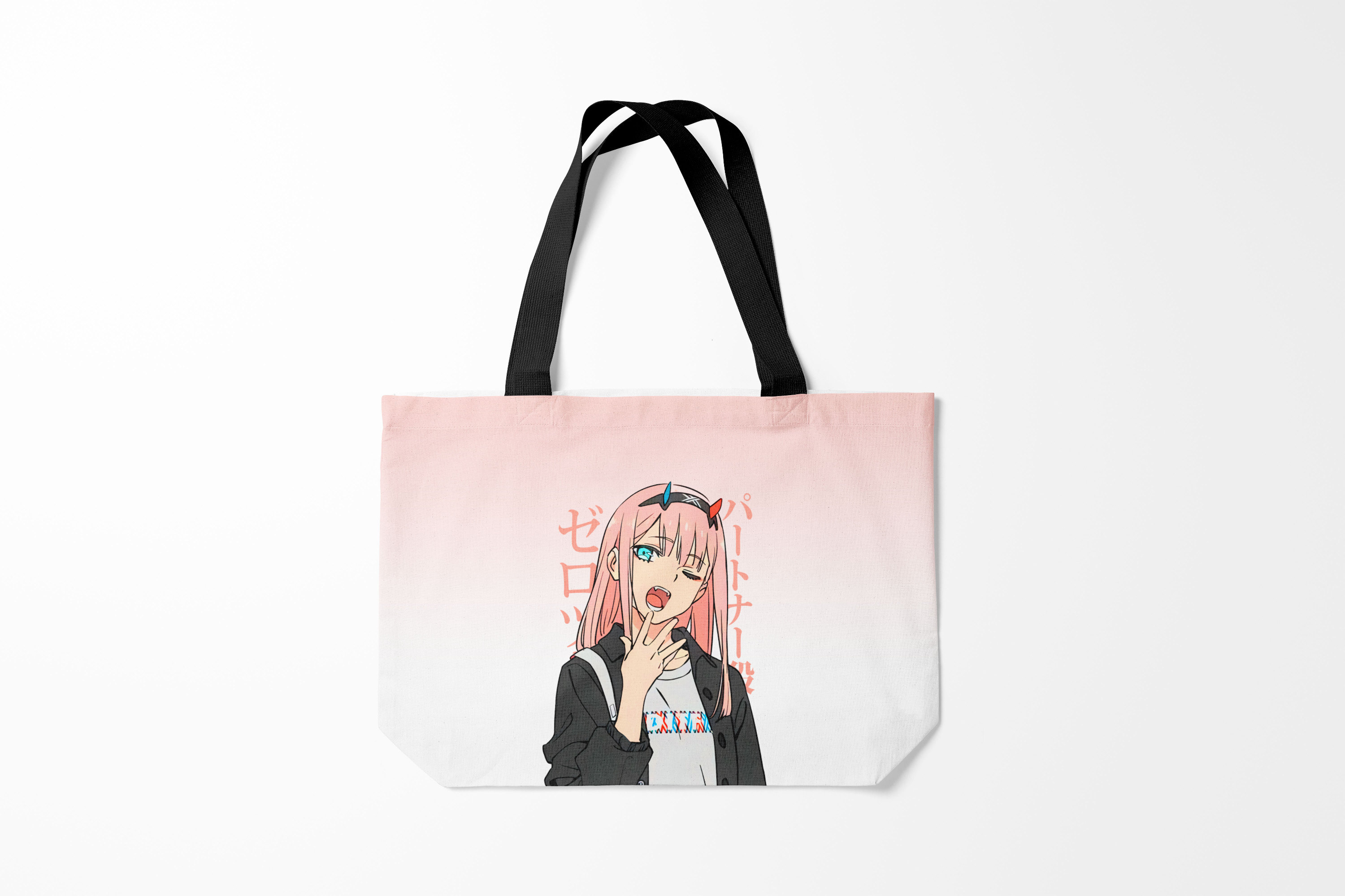 

Сумка шoппер унисекс Burnettie Darling in the FranXX Zero Two, черный, Darling in the FranXX Zero Two