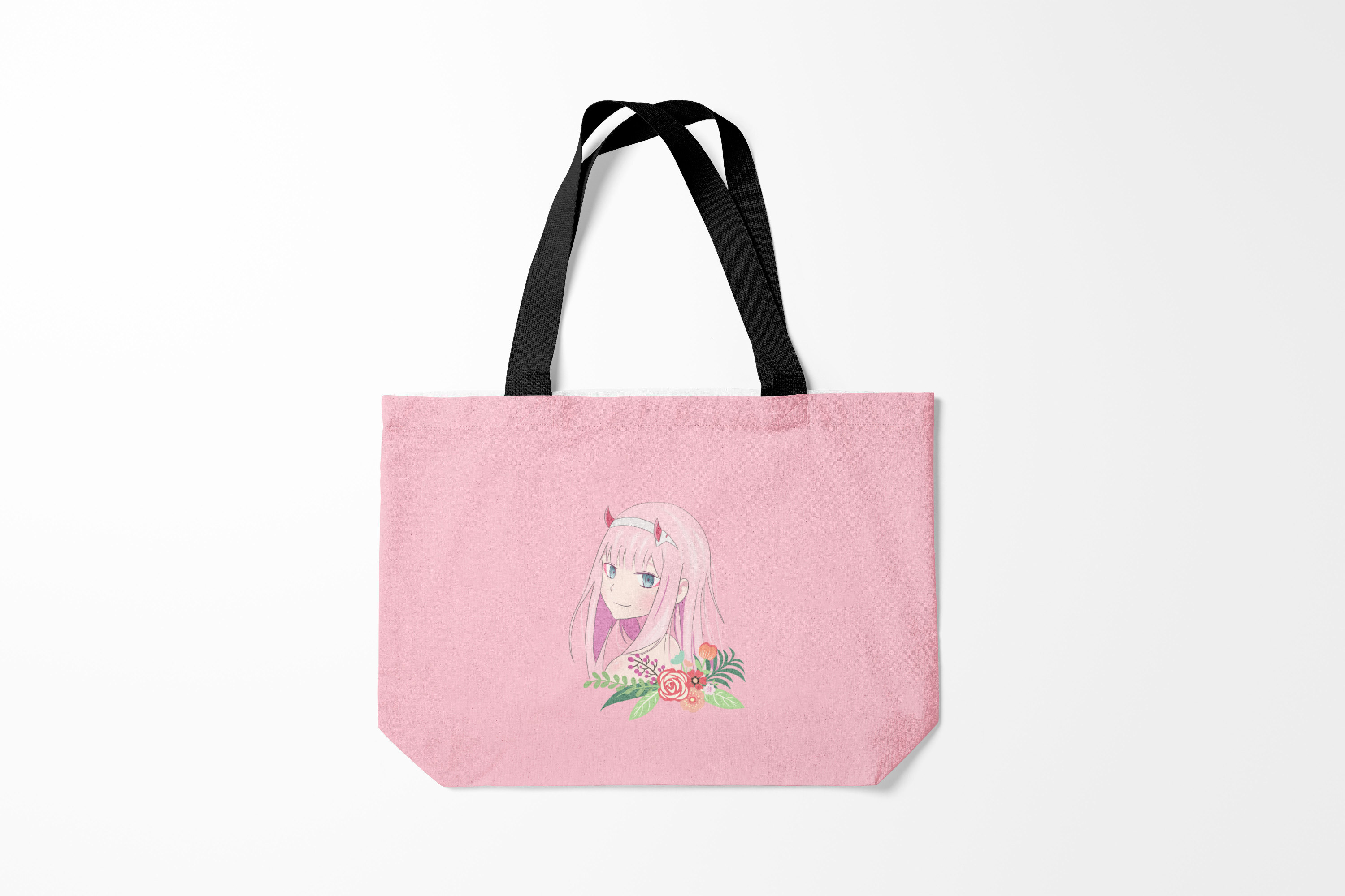 

Сумка шoппер унисекс Burnettie Darling in the FranXX Pink Zero Two, розовый, Darling in the FranXX Pink Zero Two