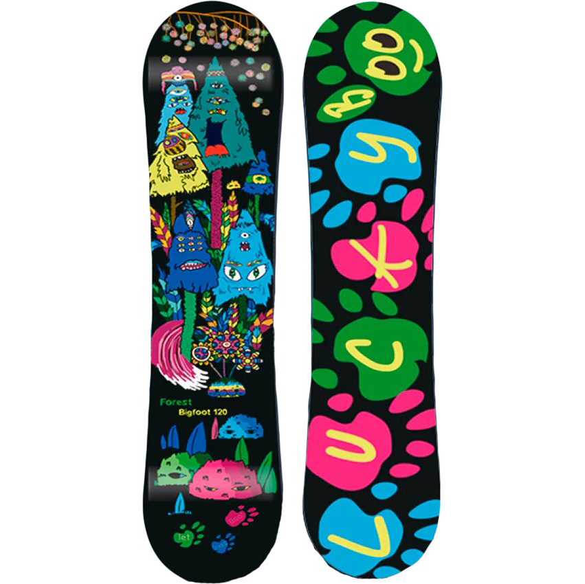

Сноуборд Luckyboo Snow Monster черный/желтый 120 см 2022-2023, Snow Monster