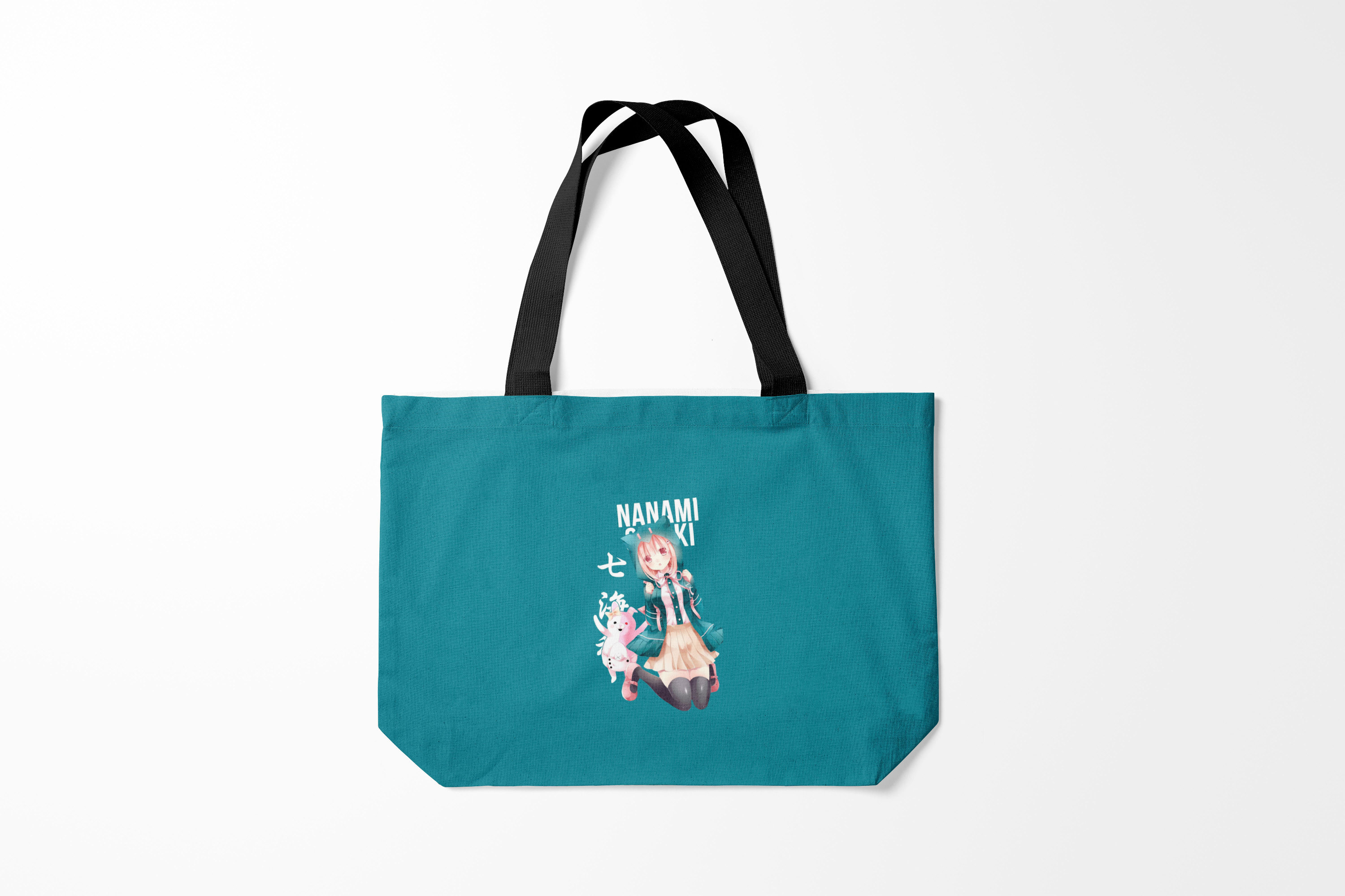 

Сумка шoппер унисекс Burnettie Danganronpa Чиаки Нанами 2, черный, Danganronpa Чиаки Нанами 2
