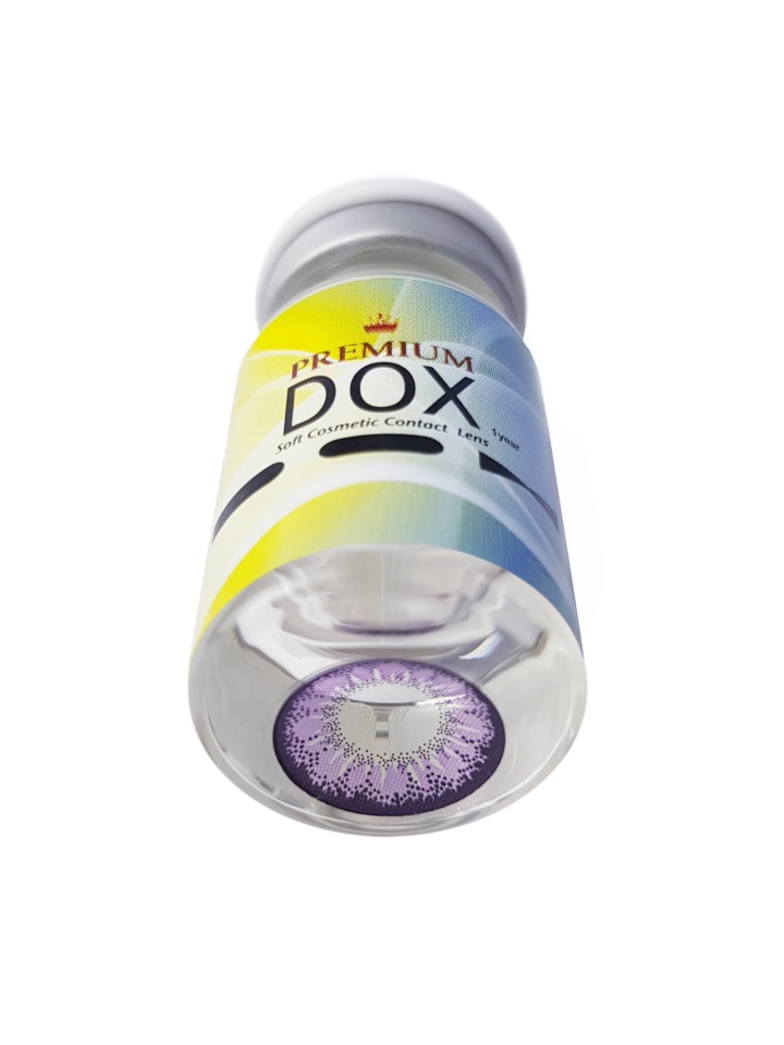 фото Цветные контактные линзы dox k2010 violet -1.0/bc 8.6/dia 14.2(1 линза)