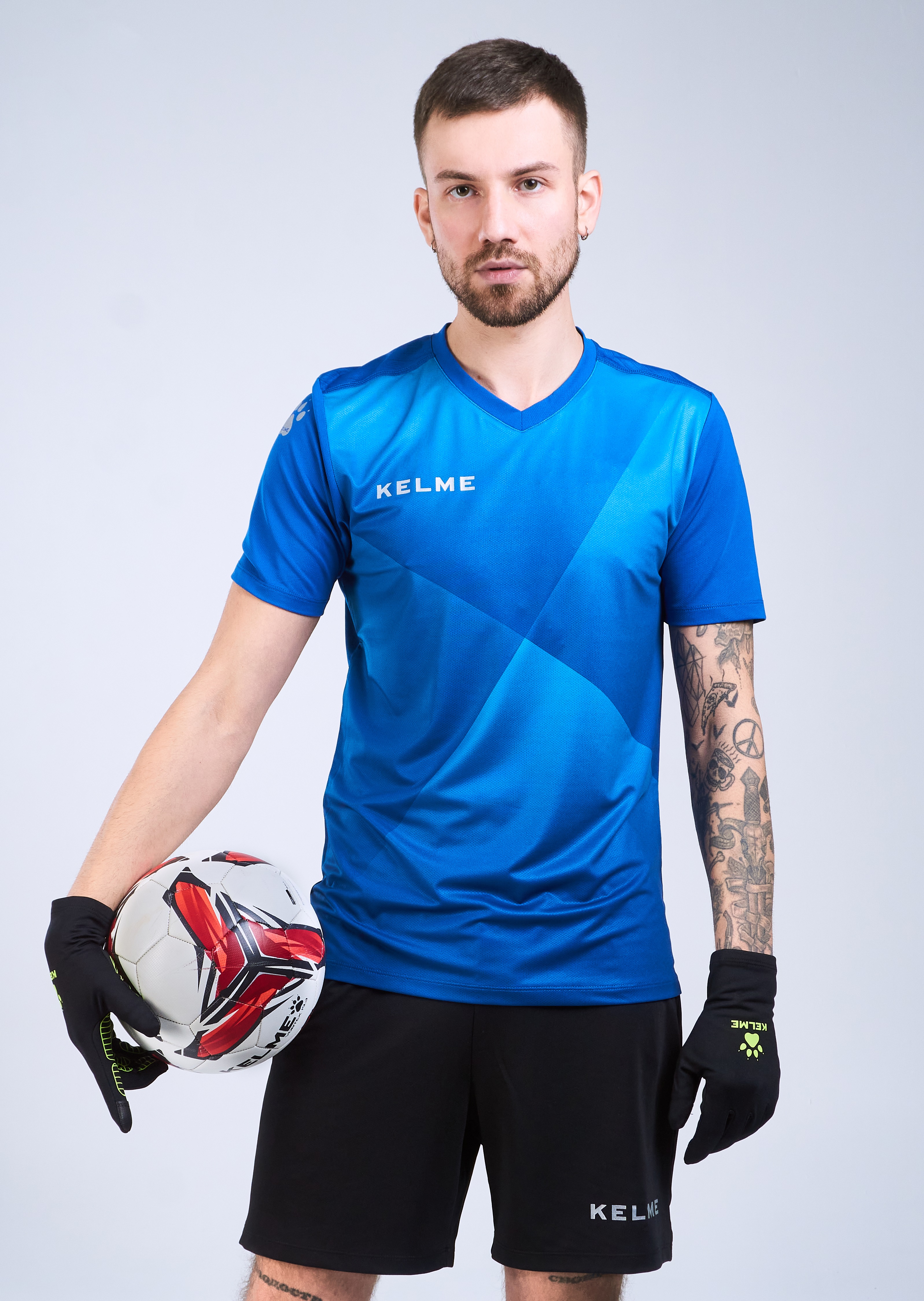 

Спортивная форма футбольная KELME Short sleeve Sevilla set синий, XXL INT, Short sleeve Sevilla set