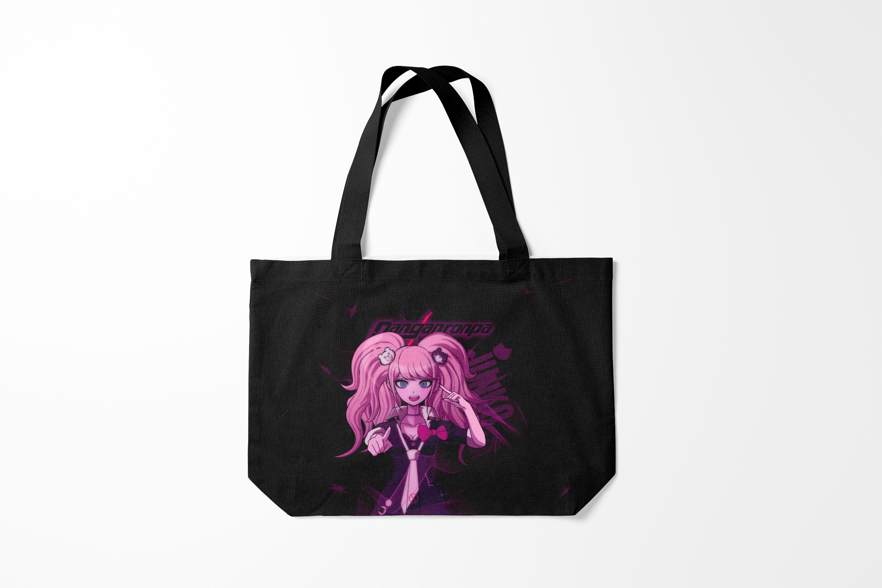 

Сумка шoппер унисекс Burnettie Danganronpa Джунко Эношима Данганронпа, черный, Danganronpa Джунко Эношима Данганронпа