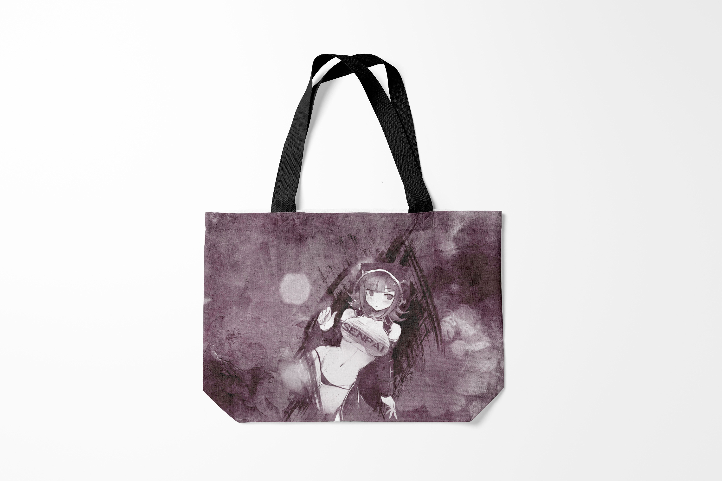 

Сумка шoппер унисекс Burnettie Danganronpa акварель, фиолетовый, Danganronpa акварель