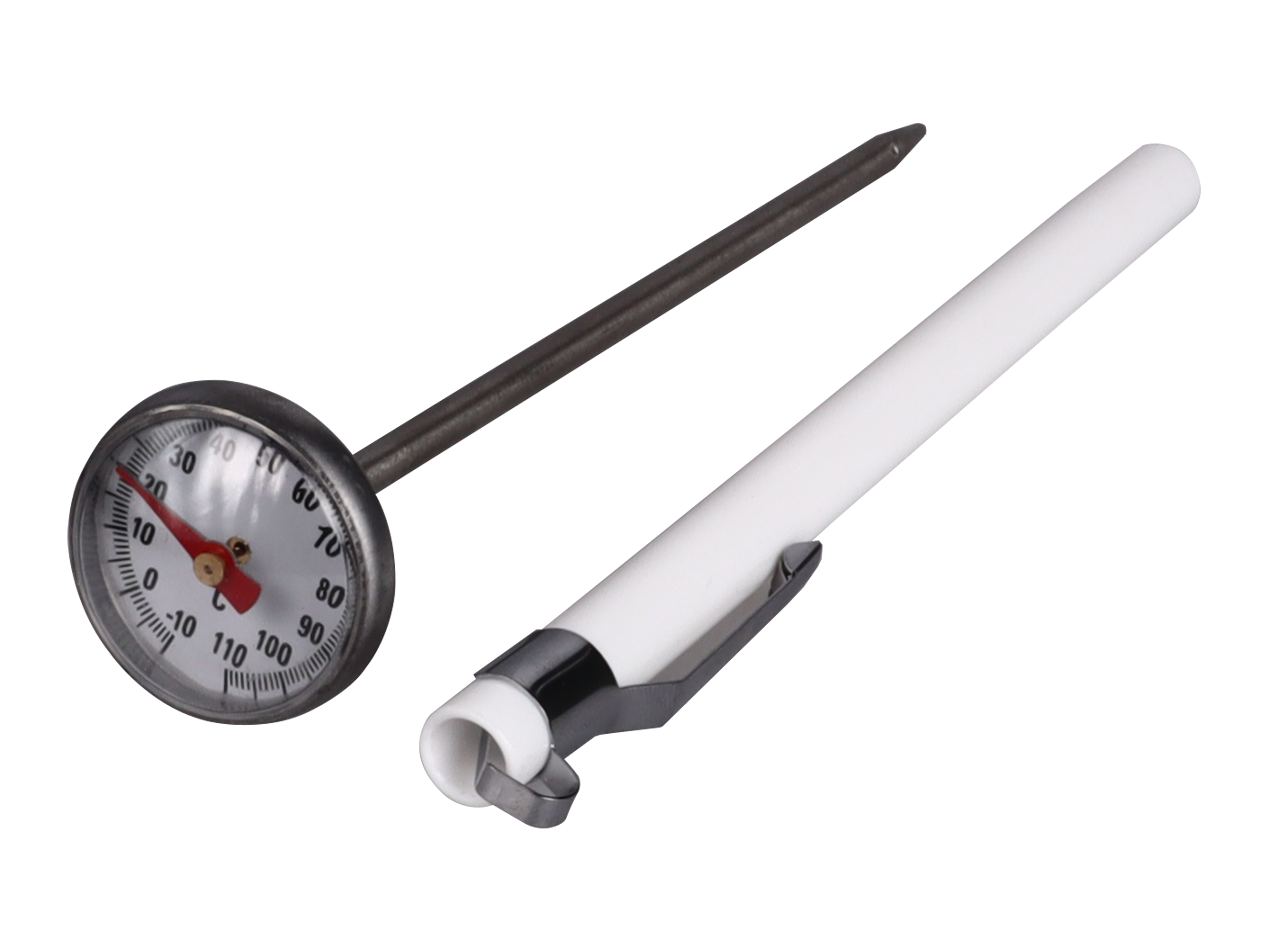 

Механический кухонный термометр для пищи, Белый, Механический кухонный термометр для пищи