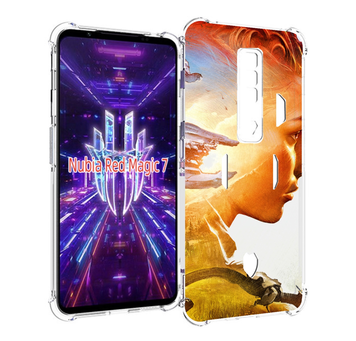 

Чехол MyPads Horizon Zero Dawn art для ZTE Nubia Red Magic 7, Прозрачный, Tocco
