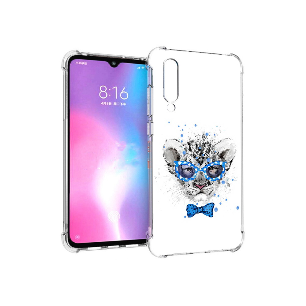 

Чехол MyPads Tocco для Xiaomi Mi CC9 тигренок с бабочкой (PT134127.292.642), Прозрачный, Tocco