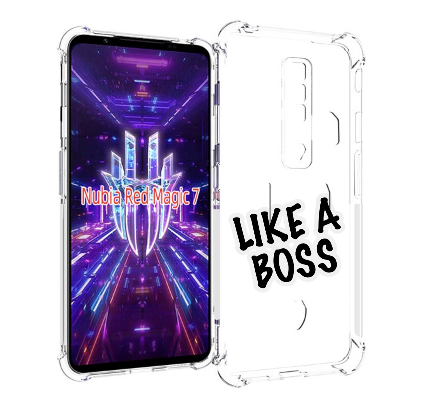 

Чехол MyPads Like-a-boss для ZTE Nubia Red Magic 7, Прозрачный, Tocco