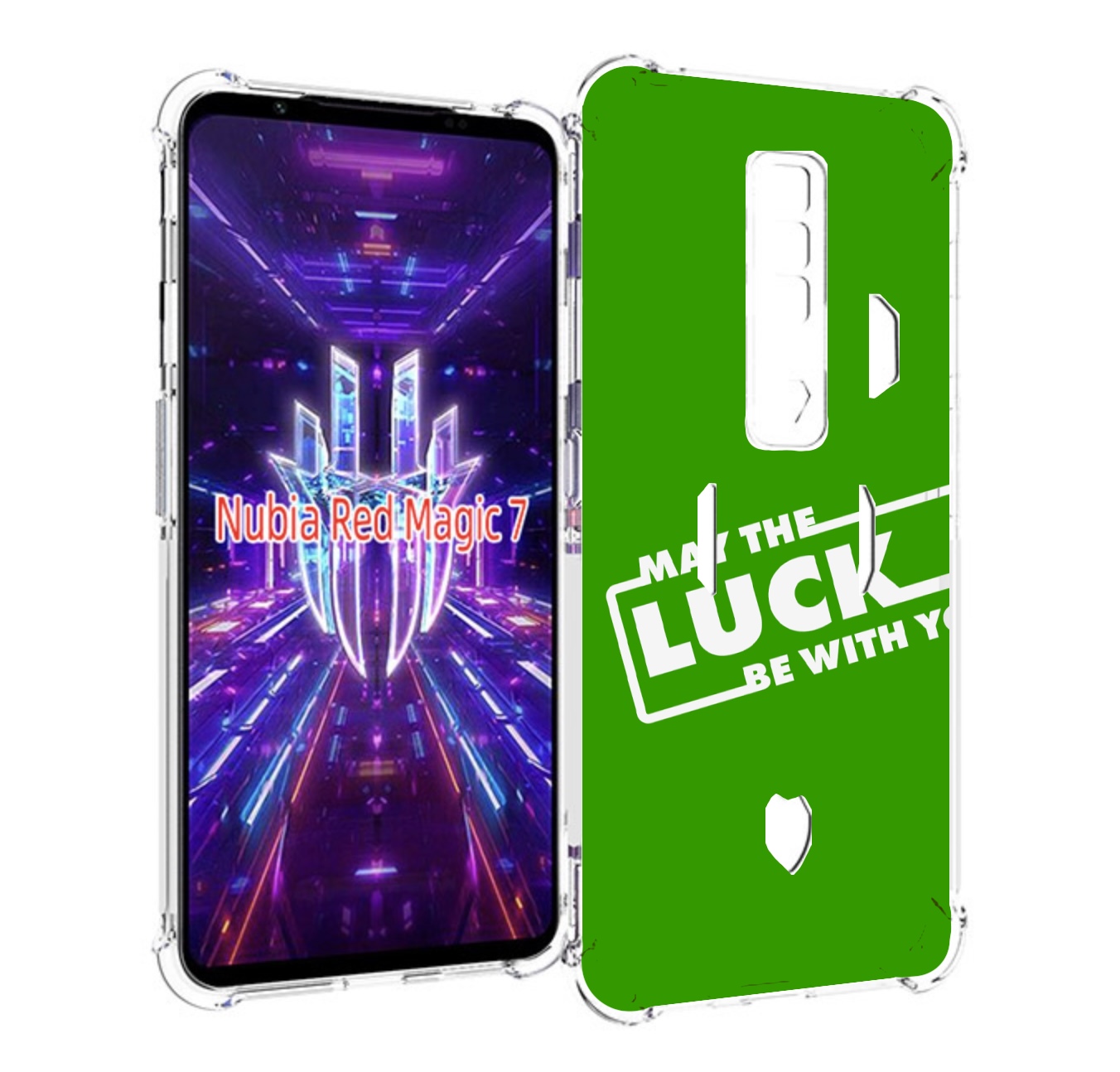 

Чехол MyPads Luck green для ZTE Nubia Red Magic 7, Прозрачный, Tocco