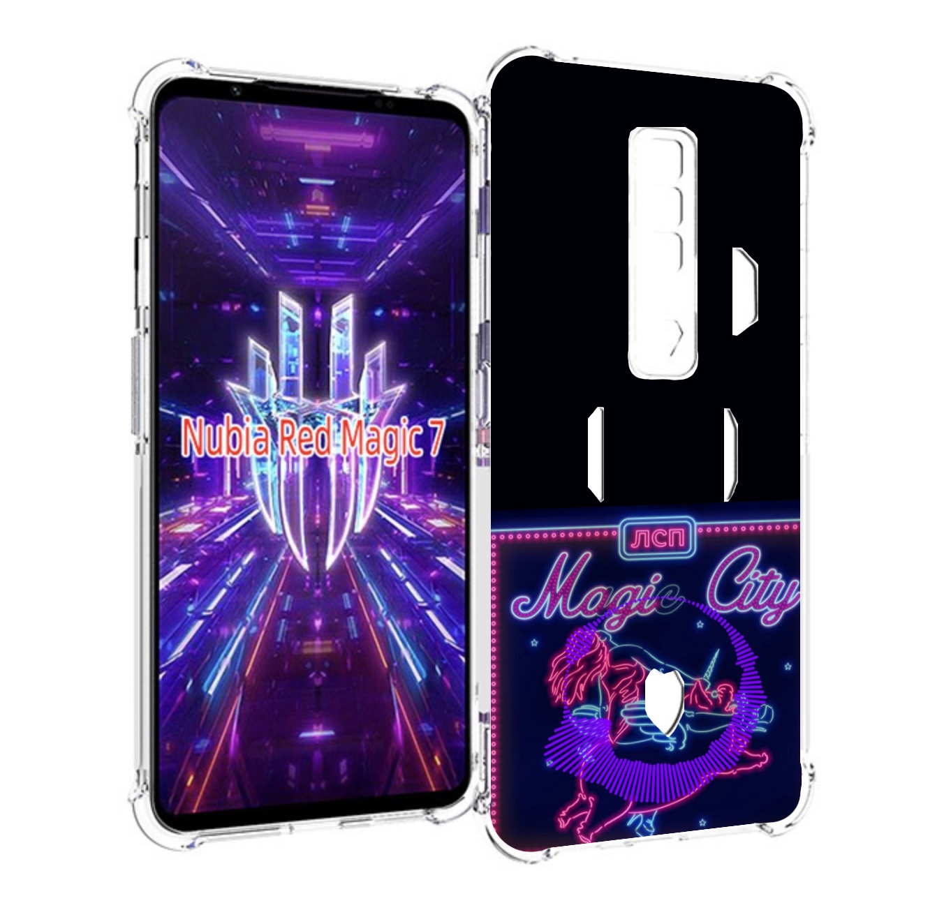 

Чехол MyPads Magic City ЛСП для ZTE Nubia Red Magic 7, Прозрачный, Tocco