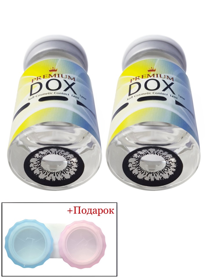 

Цветные контактные линзы DOX K2013 GRAY 0.00+Container, 8.6, 14.2, 2 шт.+ контейнер, K2013+Container