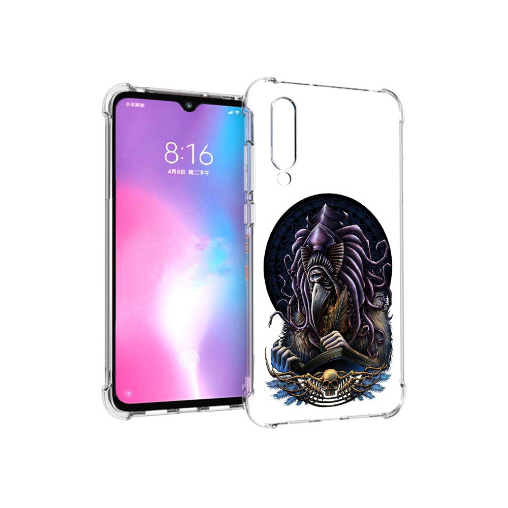 

Чехол MyPads Tocco для Xiaomi Mi CC9 умный ворон (PT134127.292.650), Прозрачный, Tocco