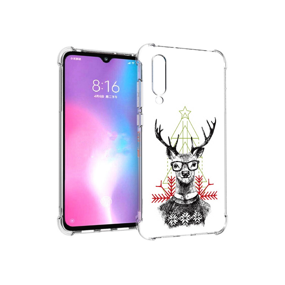 

Чехол MyPads Tocco для Xiaomi Mi CC9 умный олень (PT134127.292.652), Прозрачный, Tocco