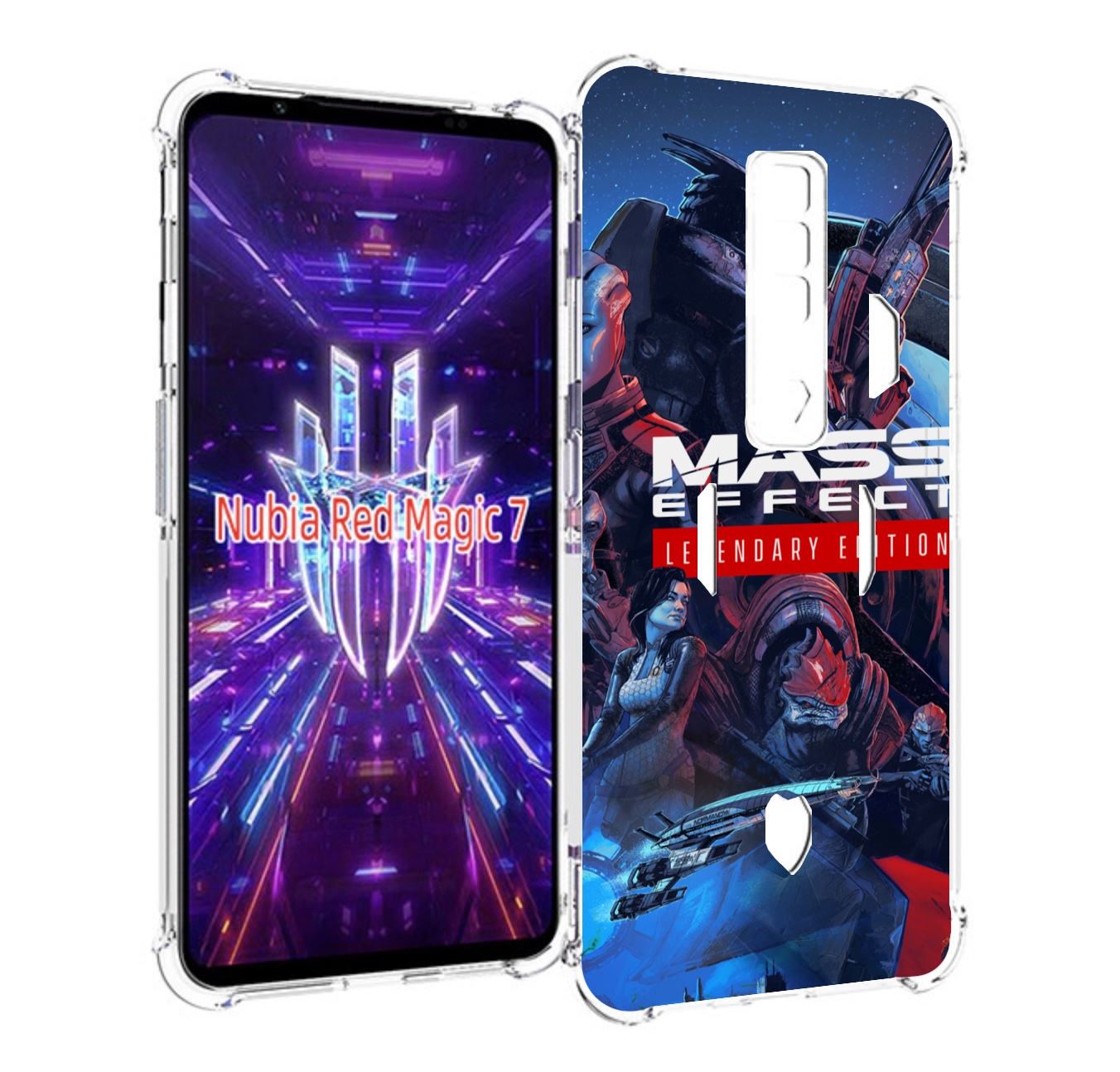 Чехол MyPads Mass Effect Legendary Edition для ZTE Nubia Red Magic 7