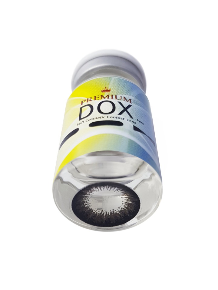 Купить Цветные контактные линзы DOX K2020 BLACK -8.5, 8, 6, 14, 2 1 шт.