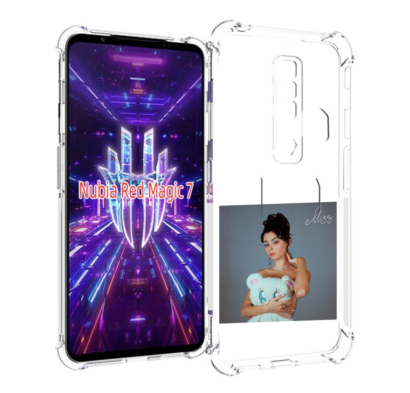 

Чехол MyPads Miss Дора для ZTE Nubia Red Magic 7, Прозрачный, Tocco