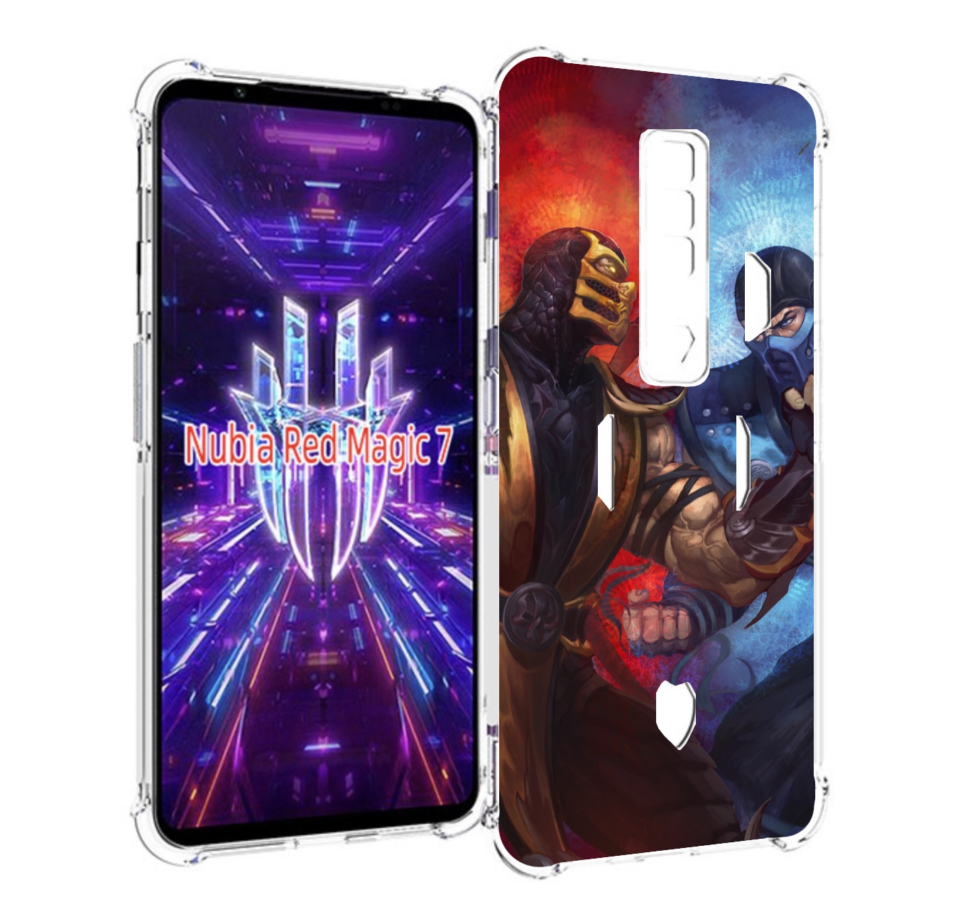 

Чехол MyPads Mortal Kombat art для ZTE Nubia Red Magic 7, Прозрачный, Tocco