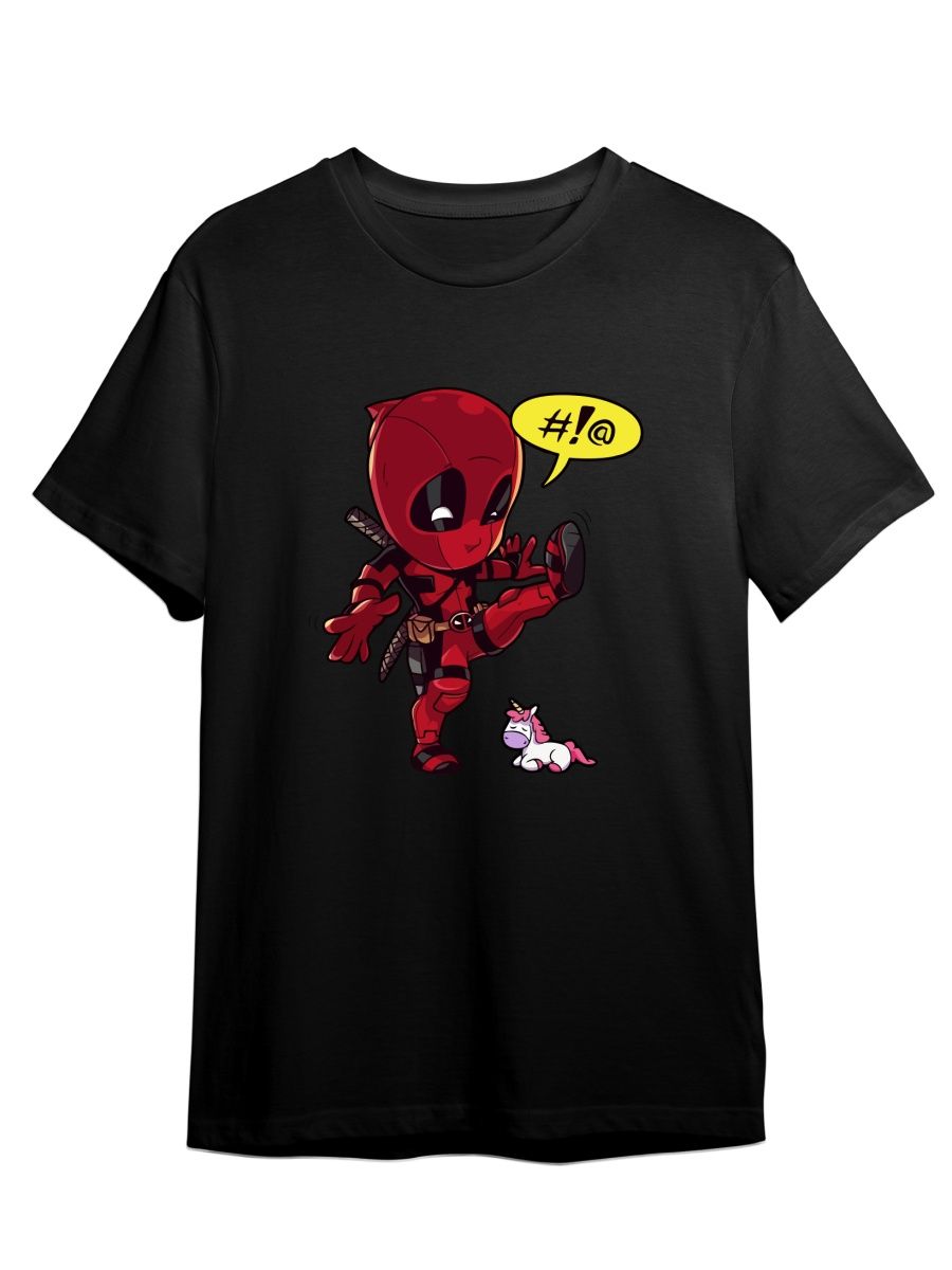 

Футболка унисекс СувенирShop Deadpool/Дэдпул/Marvel 1 черная 4XL (60-62), Черный, "Deadpool/Дэдпул/Marvel" 1