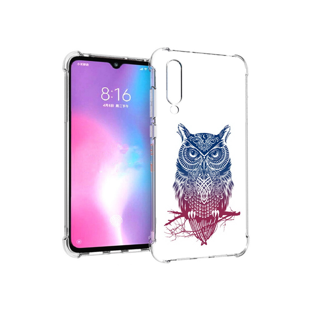 

Чехол MyPads Tocco для Xiaomi Mi CC9 хиппи сова (PT134127.292.664), Прозрачный, Tocco