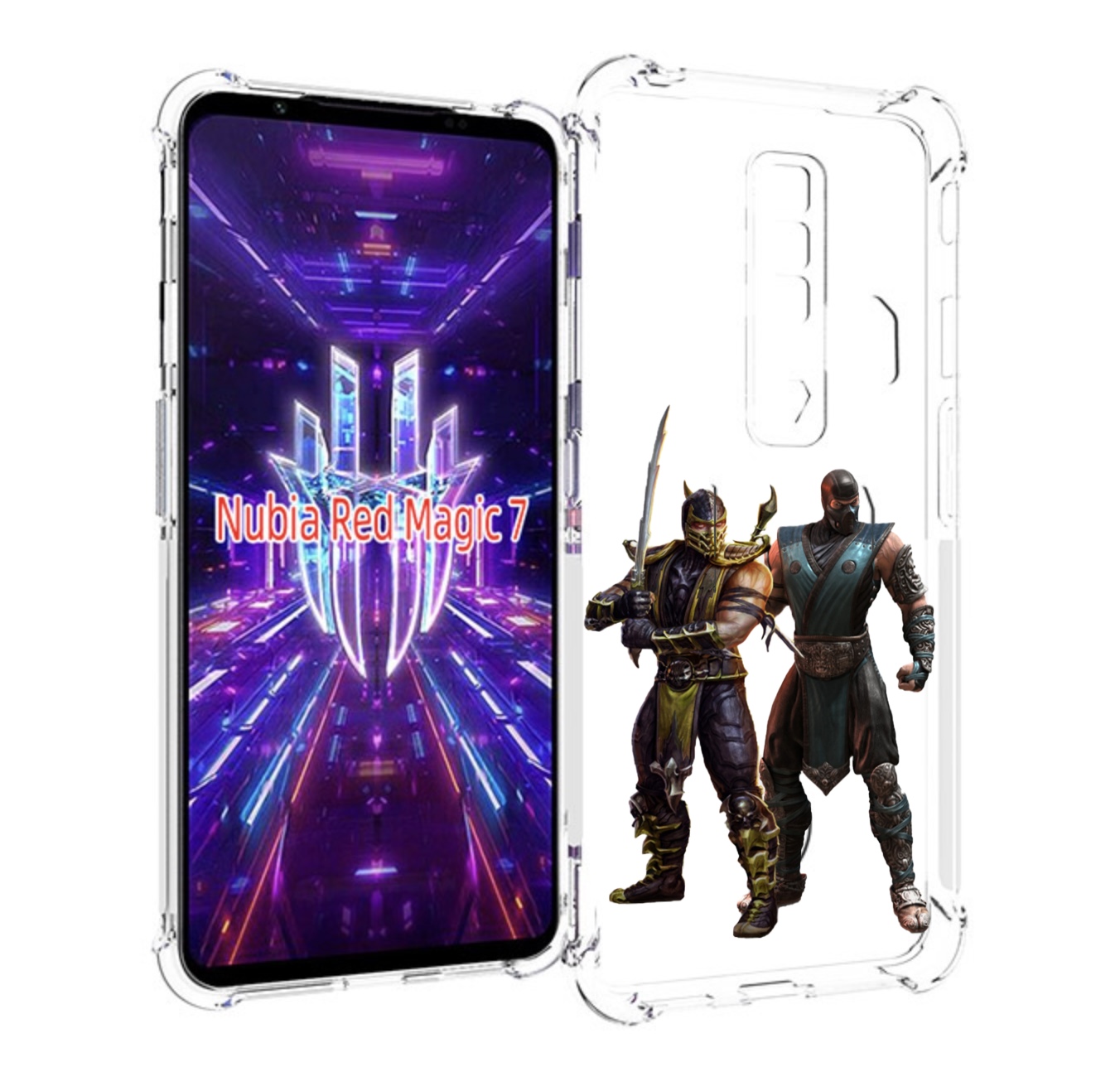 

Чехол MyPads Mortal-Kombat-1 для ZTE Nubia Red Magic 7, Прозрачный, Tocco