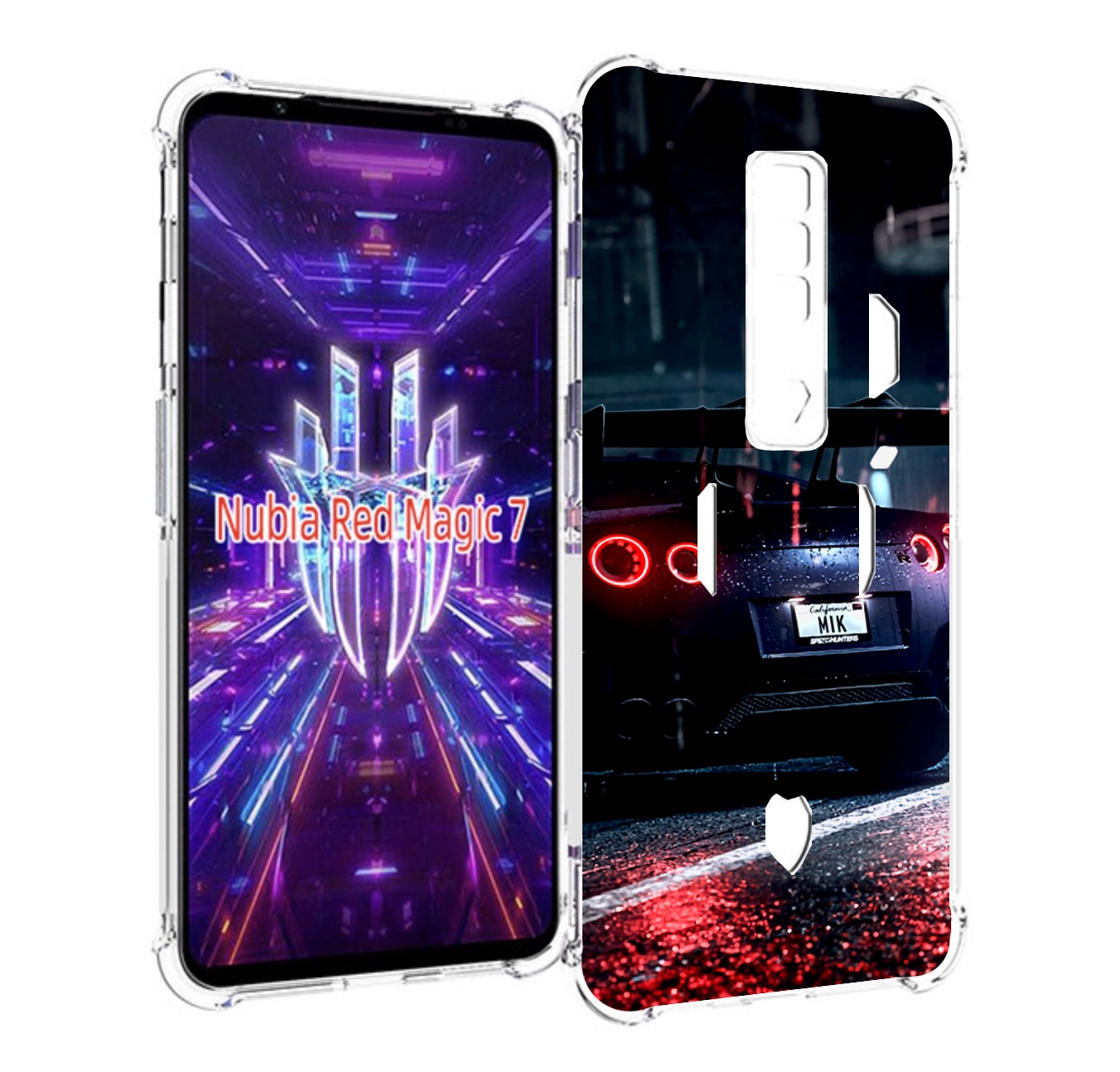 

Чехол MyPads Nissan Skyline для ZTE Nubia Red Magic 7, Прозрачный, Tocco