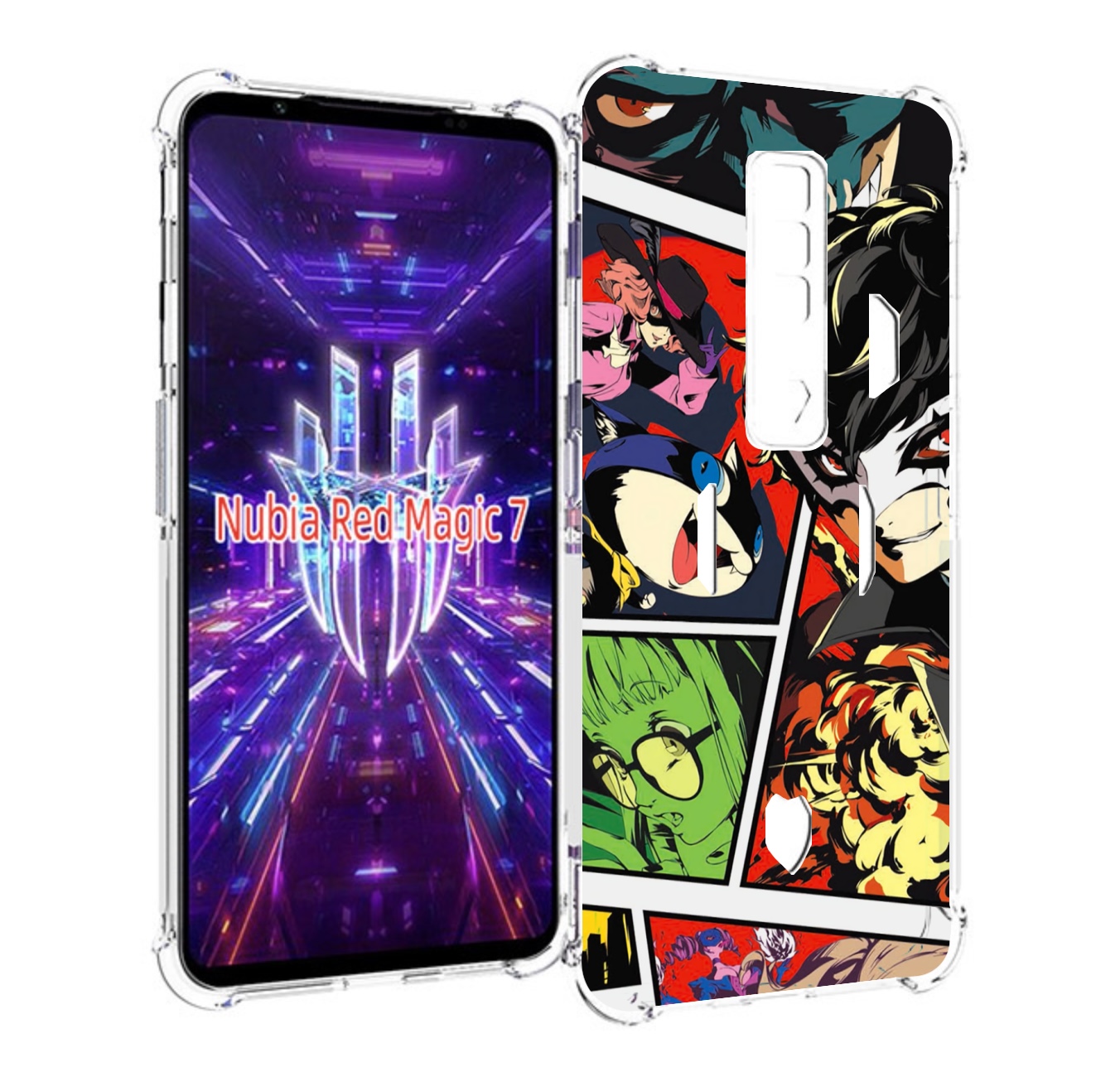 

Чехол MyPads Persona 5 art для ZTE Nubia Red Magic 7, Прозрачный, Tocco