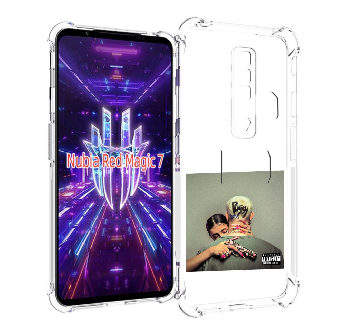 Чехол MyPads Pussy Boy Егор Крид для ZTE Nubia Red Magic 7