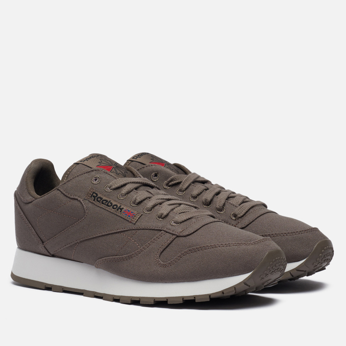 фото Кроссовки мужские reebok classic leather grow серые 12 us