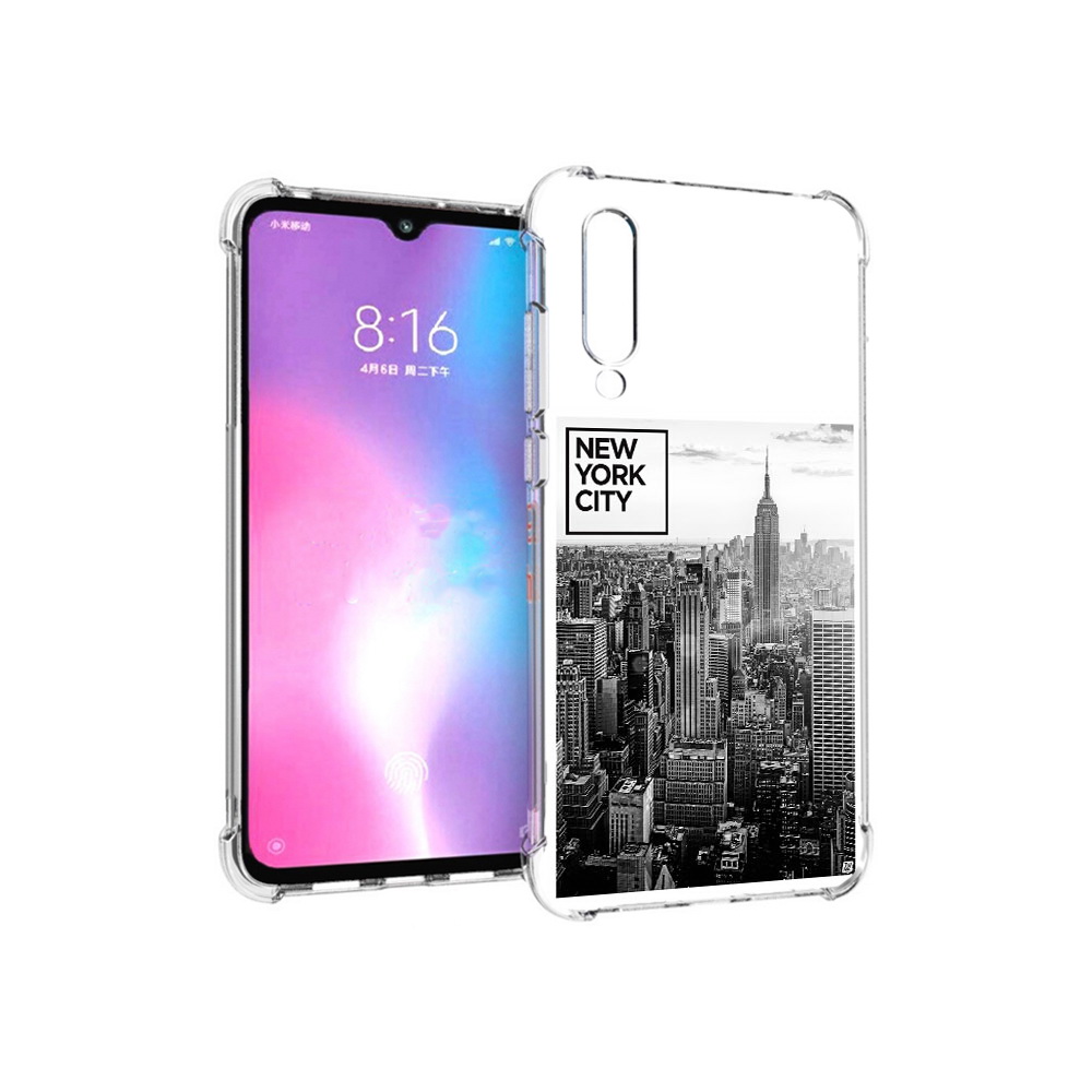 

Чехол MyPads Tocco для Xiaomi Mi CC9 черно белый ньюерк (PT134127.292.686), Прозрачный, Tocco