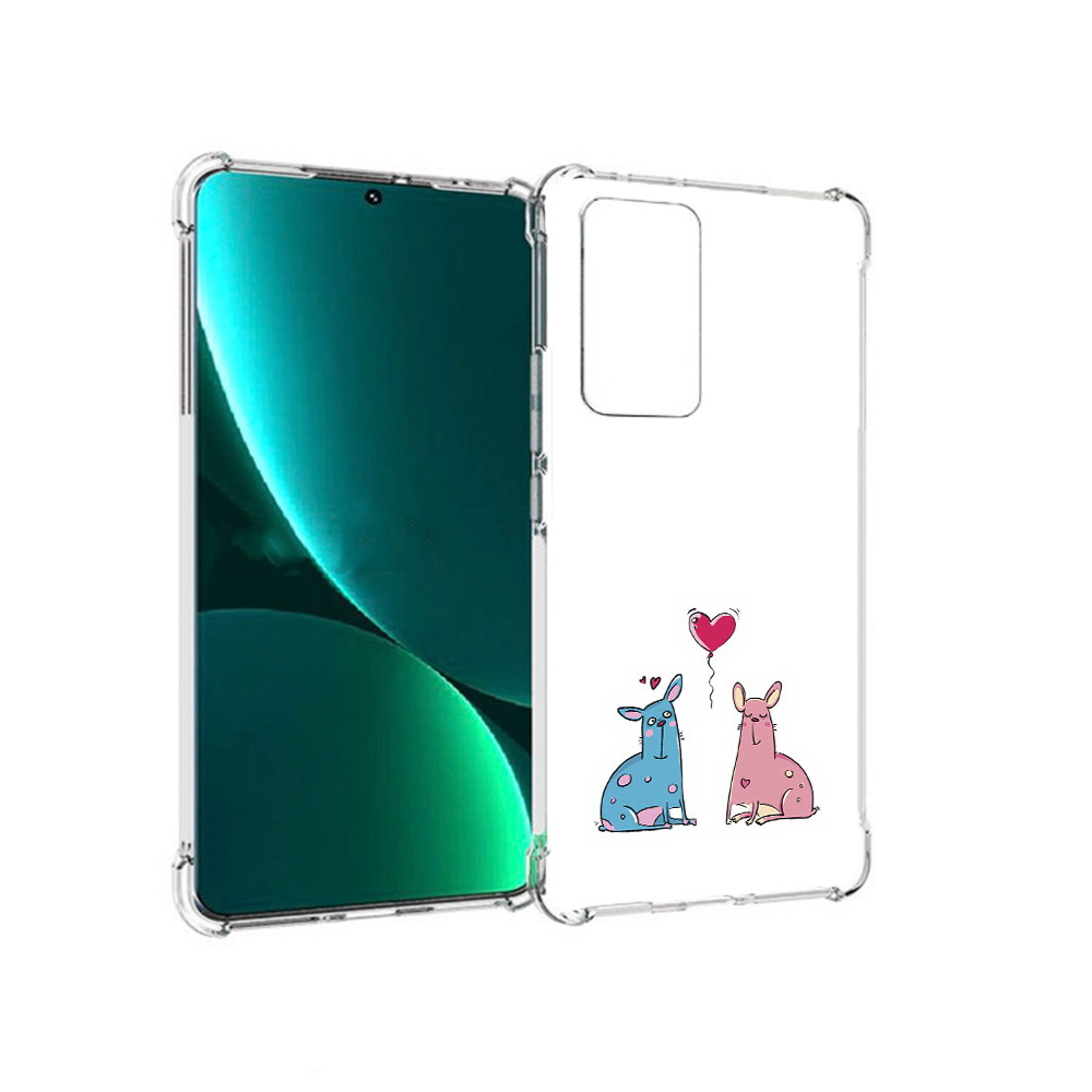 

Чехол MyPads Tocco для Xiaomi 12 Pro Лама любовь (PT226953.293.102), Прозрачный, Tocco