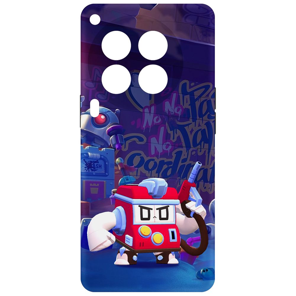 

Чехол-накладка Krutoff Soft Case Brawl Stars - V8-БИТ для TECNO Camon 30 Premier 5G черный