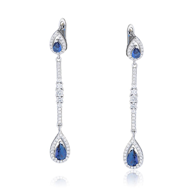 

Серьги из серебра с фианитом ЮВЕЛИР КАРАТ YE20749, YE20749