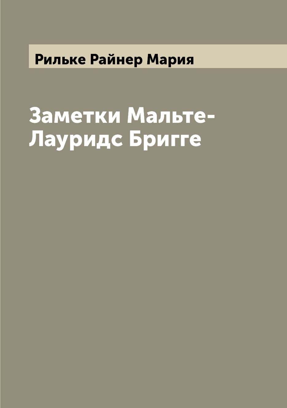 

Заметки Мальте-Лауридс Бригге