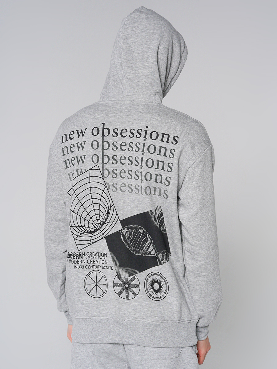 

Худи мужское ТВОЕ 90257 серое L, 90257