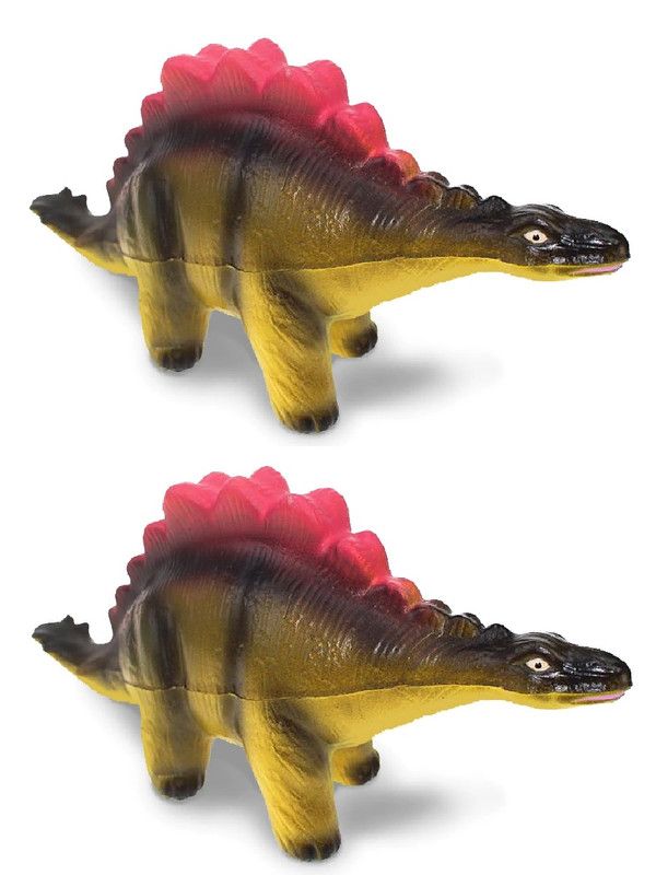 

Игрушки-антистресс Maxitoys Динозавр Стегозавр 23 см, 2 шт, Черный;желтый, MT-GP0920194