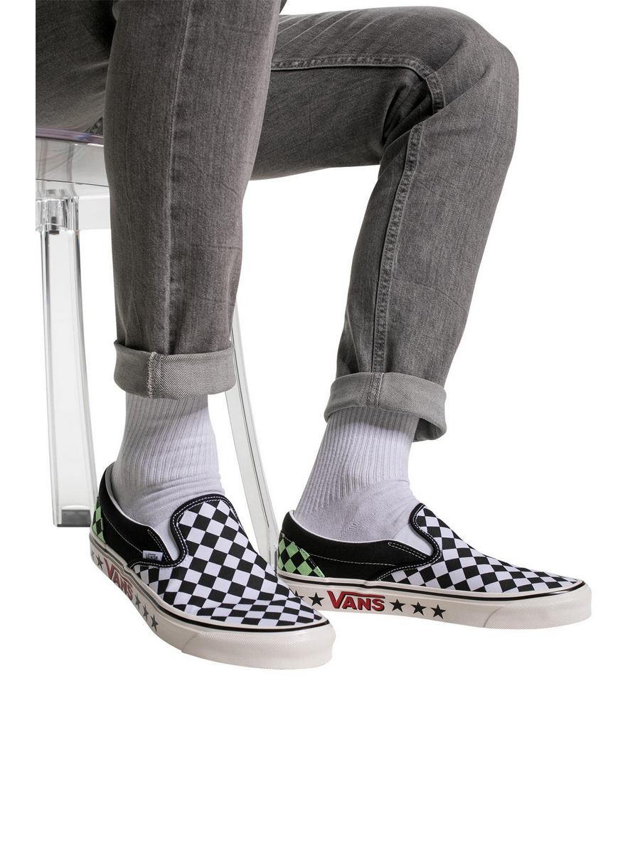 

Слипоны мужские Vans 001395467 черные 42 EU, Черный, 001395467
