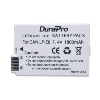 Аккумулятор DuraPro LP-E8 для Canon 1800 mAh