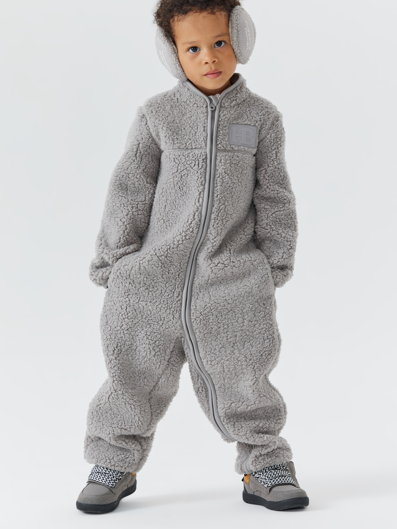 

Комбинезон детский Happy Baby 89058, grey, 80, Серый, 89058